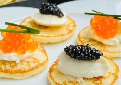 Tartine al Caviale - antipasto elegante